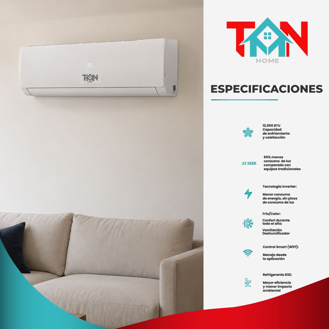 MINI SPLIT TUMIN HOME FRIO/CALOR - Image 6
